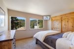 Mammoth West 135: Third Bedroom with a TV and Views